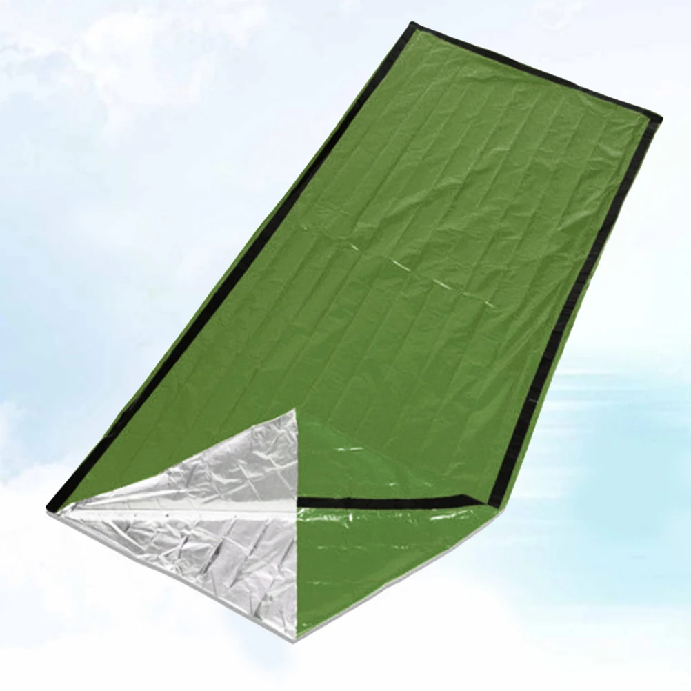 

Emergency Sleeping Bag Foldable Pads for Camping Outdoor PE Aluminum Film Blanket Packable Survival