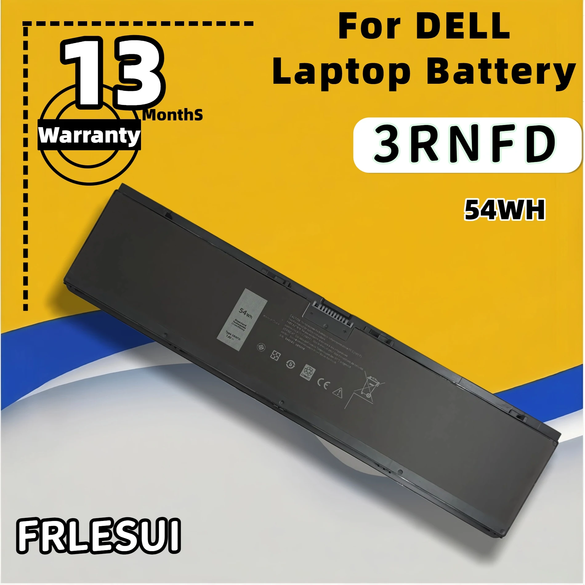 FRLESUI Battery 3RNFD For DELL Latitude E7420 E7440 E7450 Series 34GKR V8XN3 G95J5 0909H5 0G95J5 5K1GW Laptop Battery