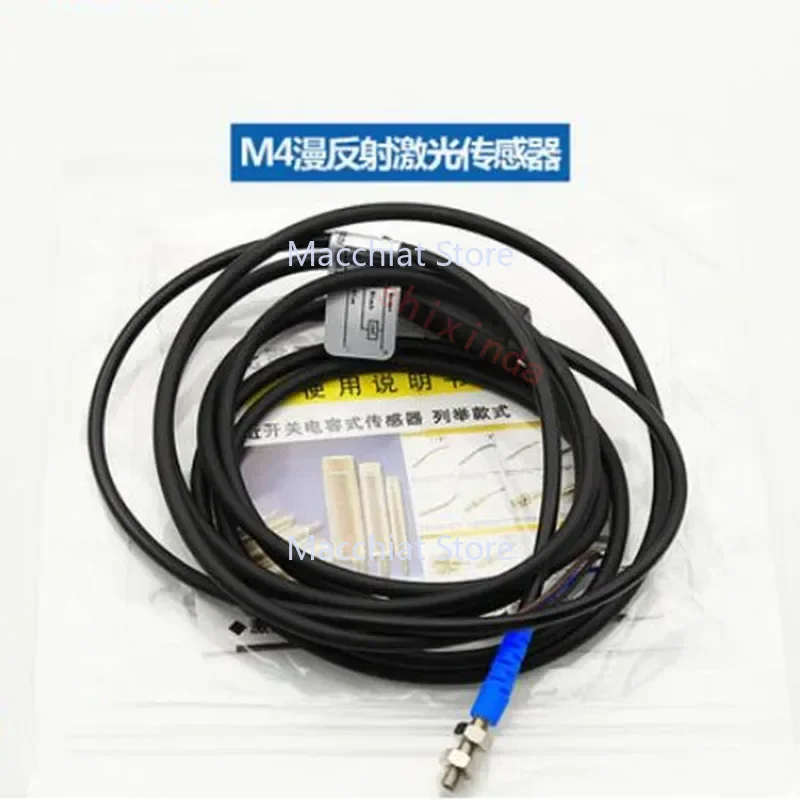 

M3M4M5M6 Micro Laser Diffuse Reflection Photoelectric Switch Sensor Visible Light Concentrating Eye Stability Laser Sensor