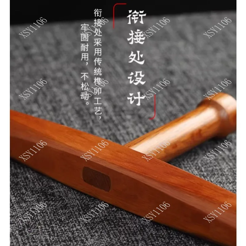 Qinggang Wood A Martial Art Both Crutches Duckweed Turn T Type Kidnapper T-shaped Stick East   Backpack