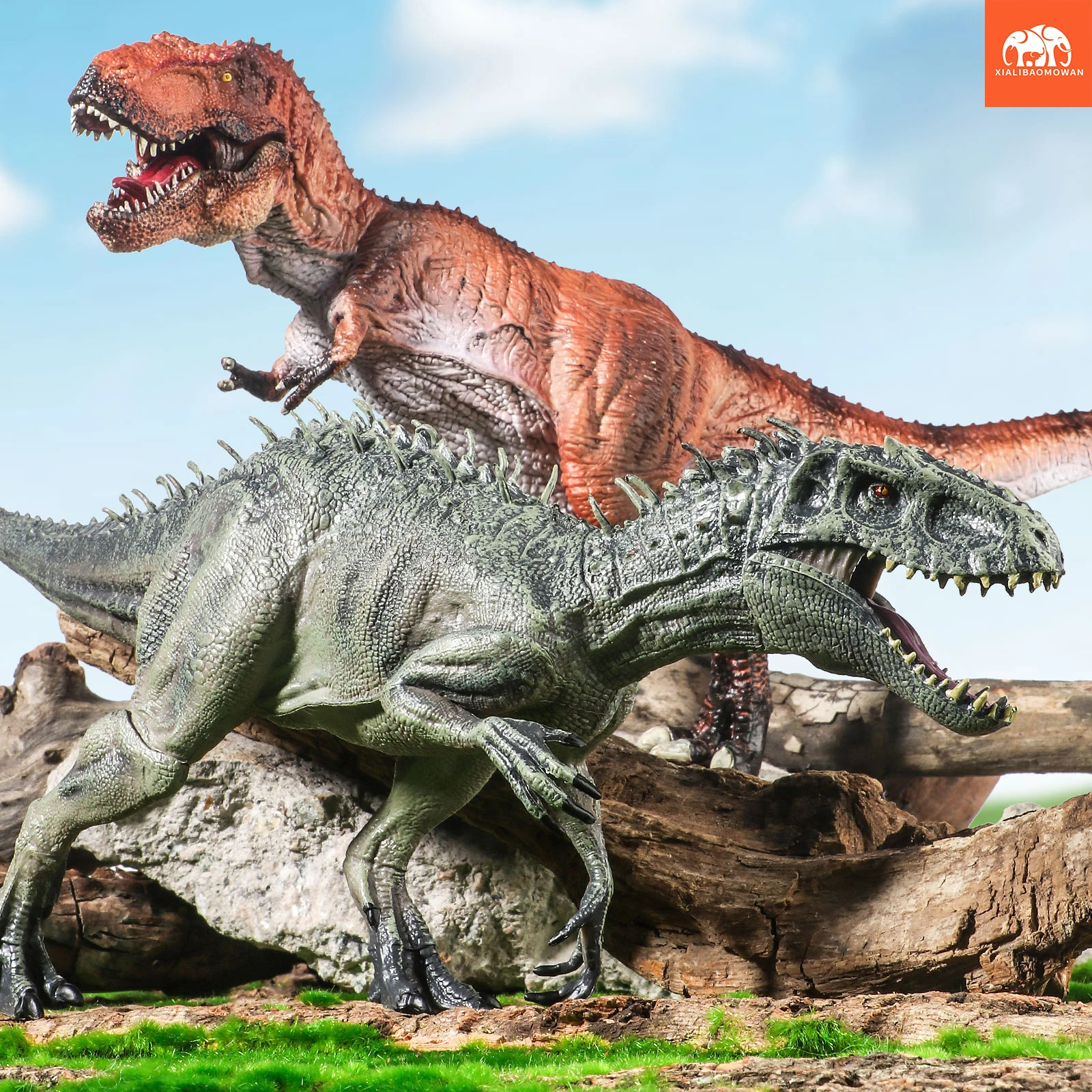 Set de Figuras de Acción de Dinosaurios Jurásicos Prehistóricos - Tiranosaurio Rex, Mosasaurio, Espinosaurio, Modelos de Juguete de PVC de Alta Calidad para Niños
