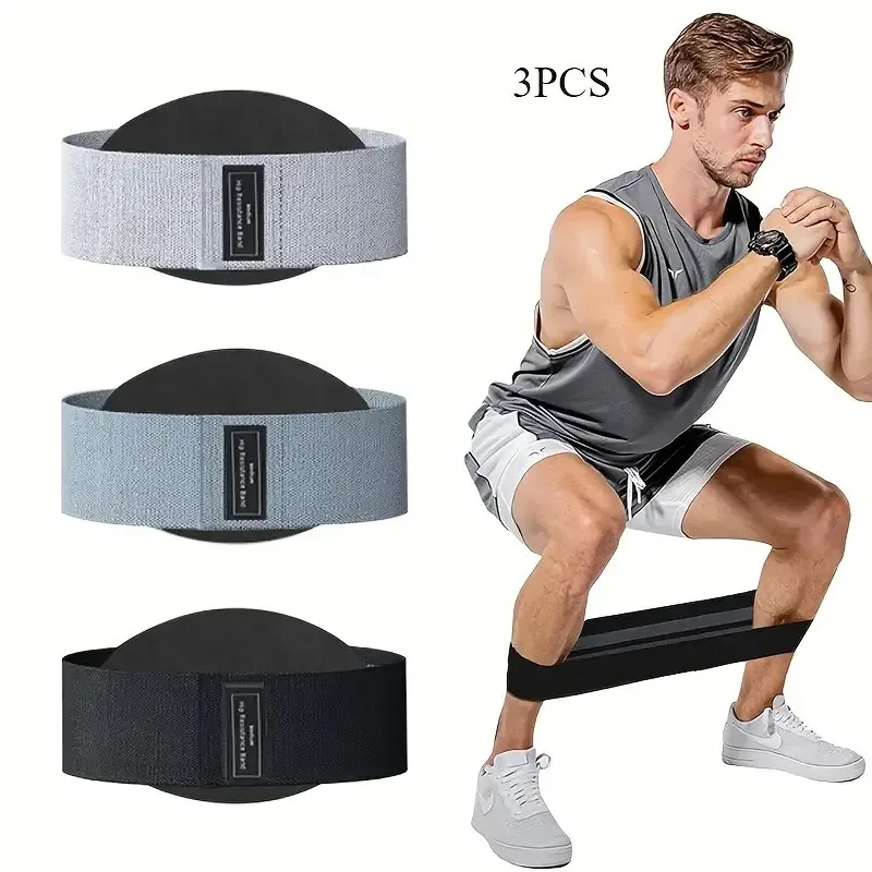 Bandas de resistencia de tela para glúteos y muslos, bandas elásticas para entrenamiento, círculo de sentadillas, tiras elásticas para Fitness, bucles, equipo de gimnasio y Yoga