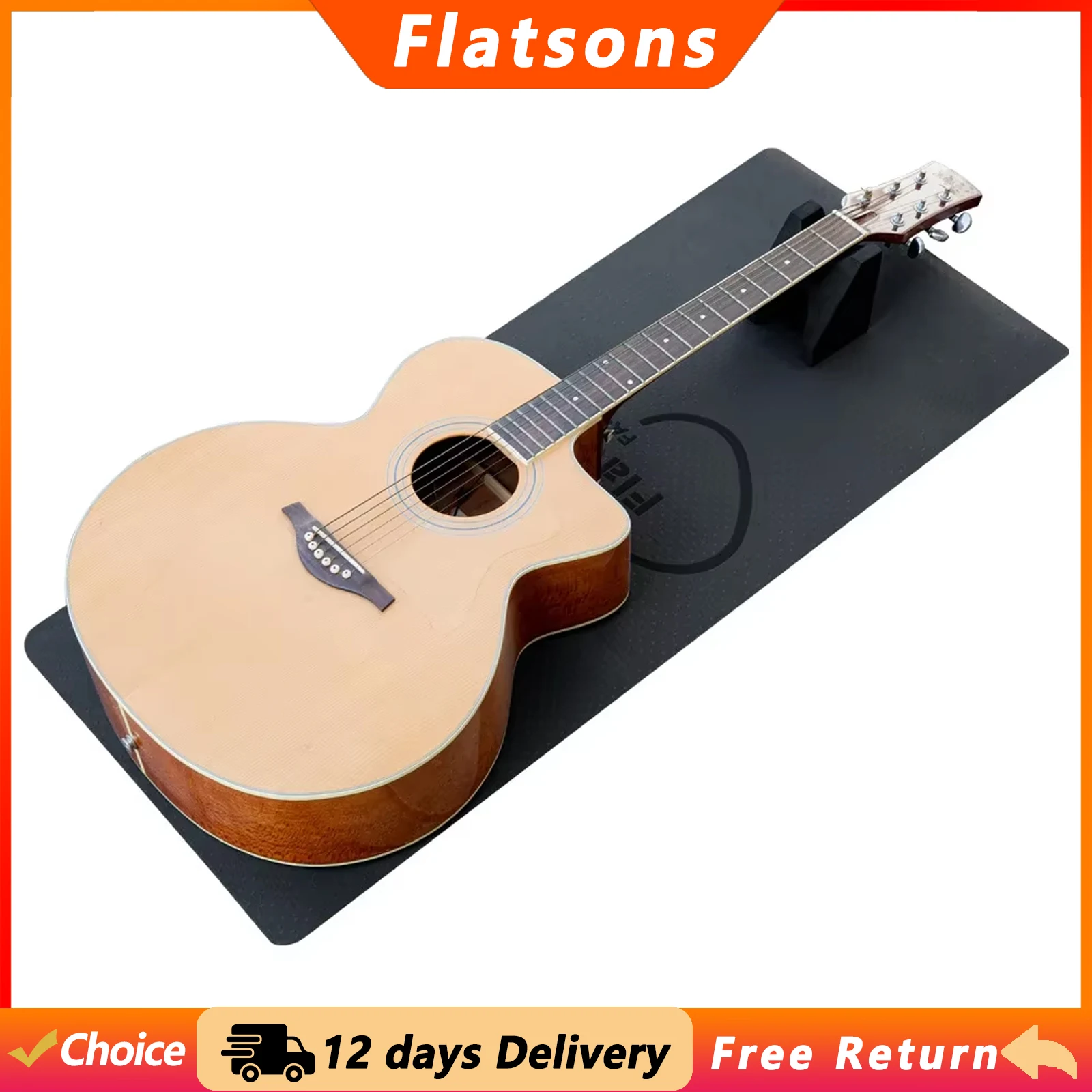 Flatsons FA-16 Guitar Repair Pad EVA Mat Electric Acoustic Guitar Repair Pads with Neck Support Guitar Parts & Accessories