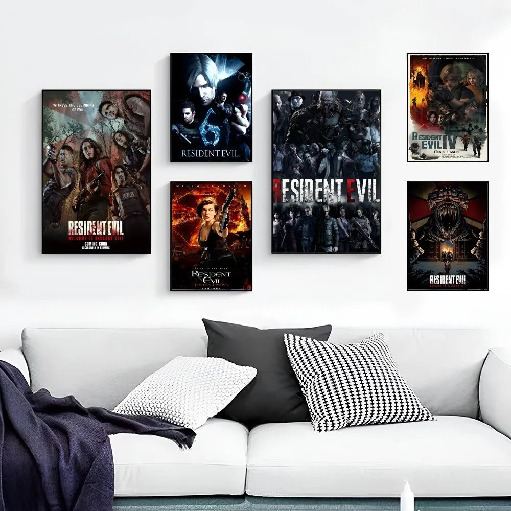 

Canvas Painting Game R-RESIDENT EVIL Anime Tapestry Indian Buddha Wall Decoration Witchcraft Bohemian Hippie Wall Hanging Sheets