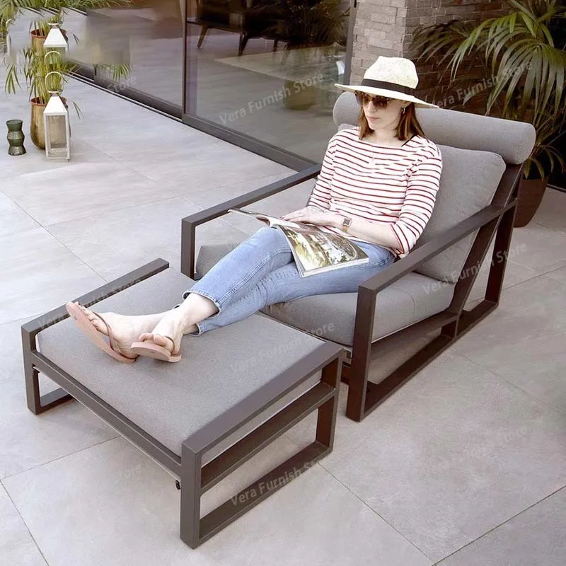 

Nordic Design Outdoor Sofas Nordic Hotel Homestay Advanced Villa Garden Sofas Courtyard Accent Furniture Gartenstuhl Lshysf