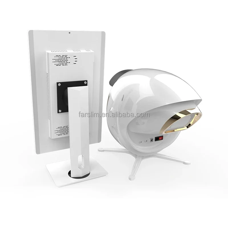 2025 Nieuwe Verbeterde 21,5 Inch Display Huidanalyse Machine 3d Huid Scanner Intelligente Detecteren Huid Tester met 16 taal