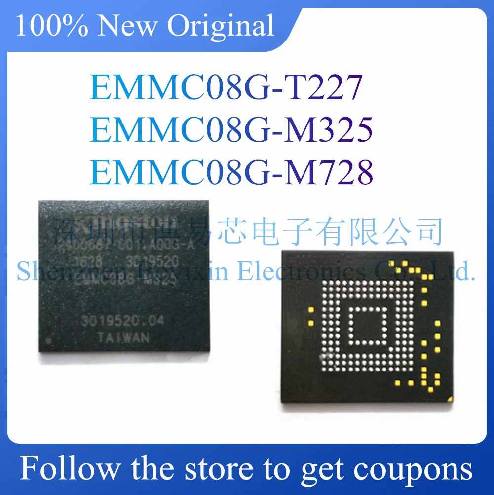 

NEW EMMC08G-T227 EMMC08G-M325 EMMC08G-M728.Original and genuine memory.BGA-153