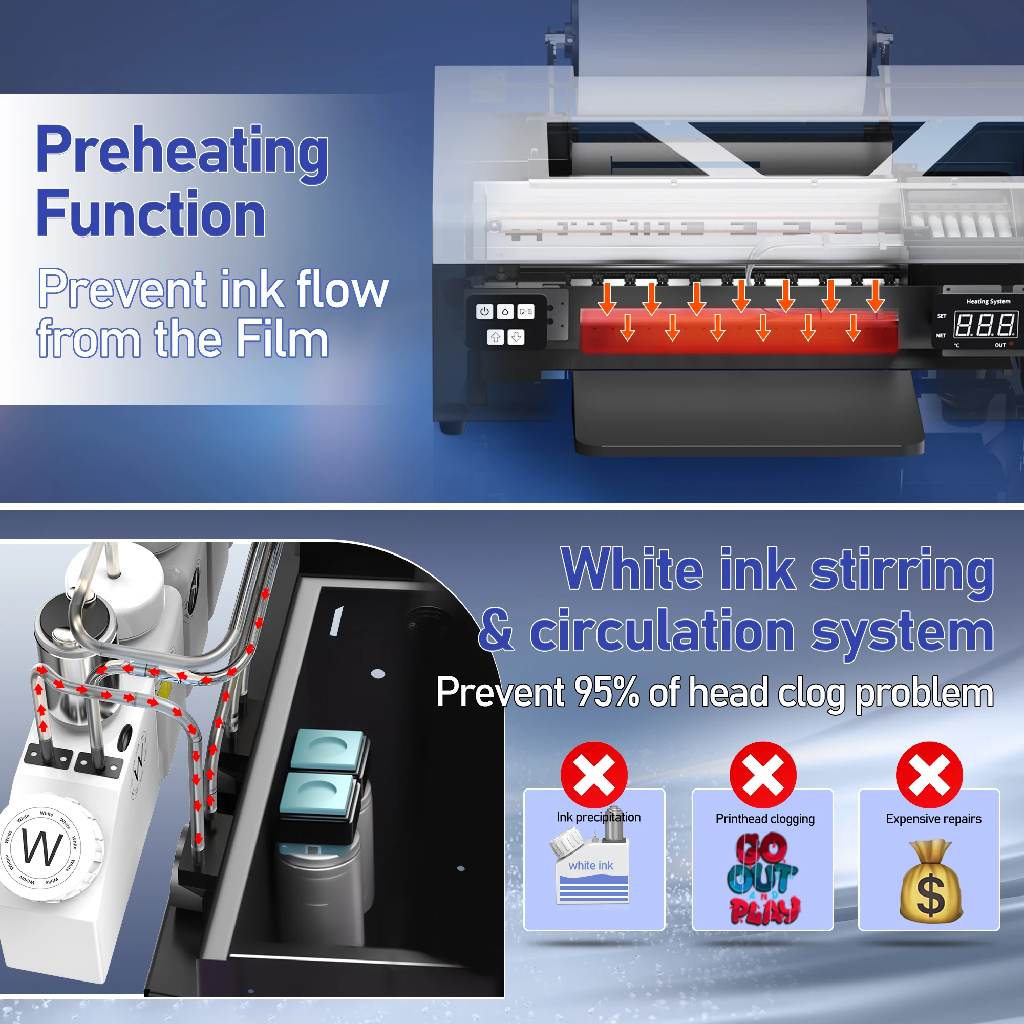 طابعة Colorsun A4 DTF لآلة الطباعة Epson L805 Impressora A4 DTF مباشرة إلى طابعات تي شيرت الأفلام لغطاء القمصان