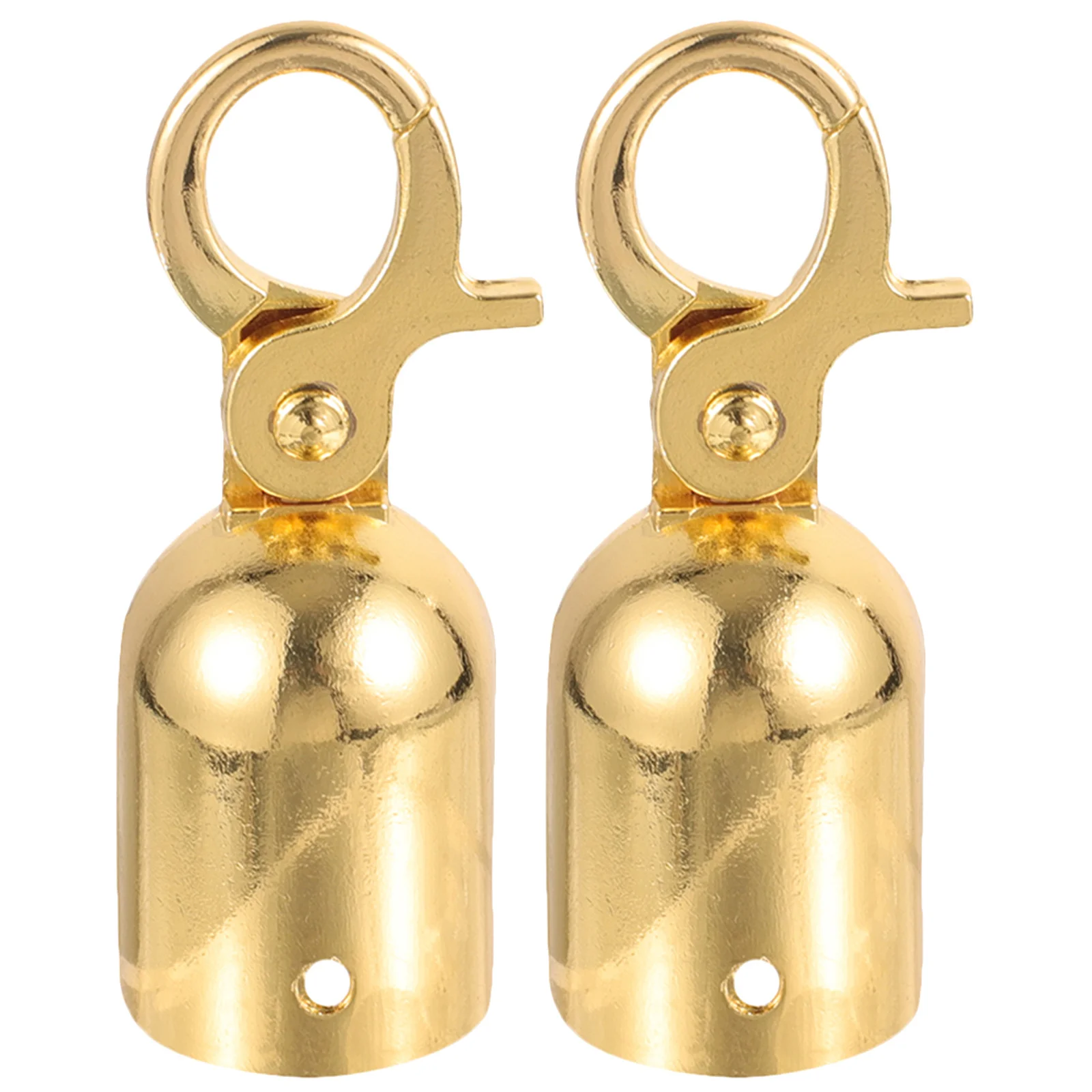 

2Pcs Stainless Steel Rope End Stoppers Decking Rope Fittings Metal Cord Locks for Railing Safety Isolation Crowd Control