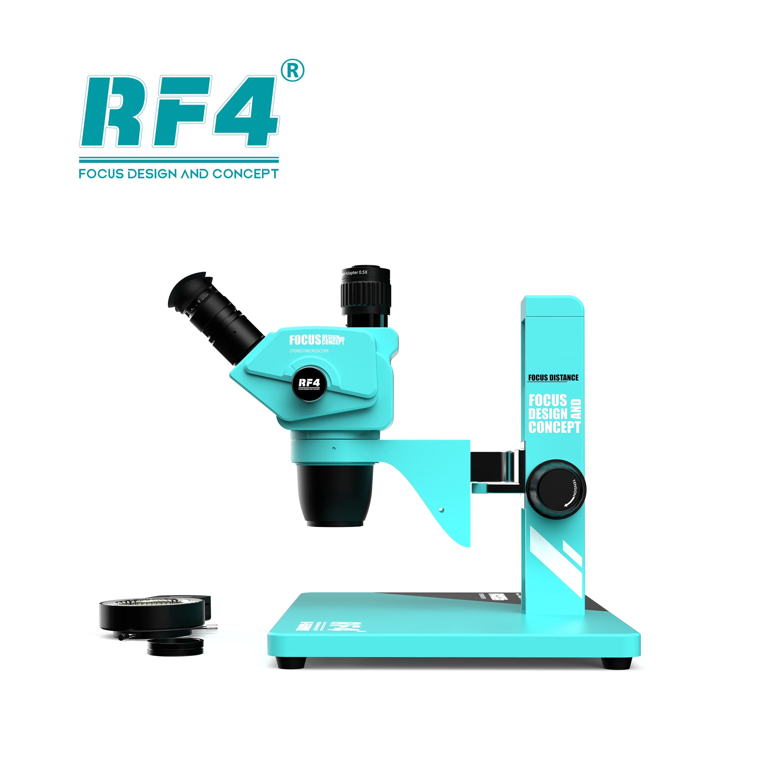 RF4 RF-6565Pro2 Trinocular Continuous Microscope Professional Stereo Microscope For Mobile Phone Motherbaord Repair Tool