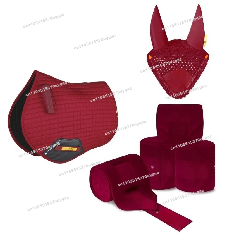 Earmuffs, Saddle Pads, Leggings, Bridle, Horse Rope, Six-piece Horse Set