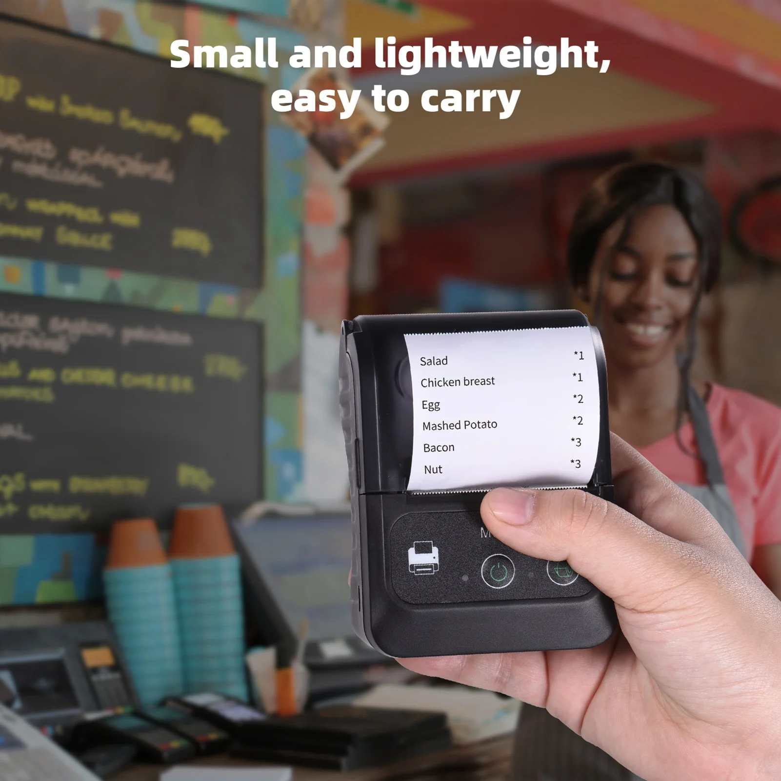 Thermal Receipt Printer 58mm  USB Portable Restaurant Kitchen Printer for Android for Win receipt printer
