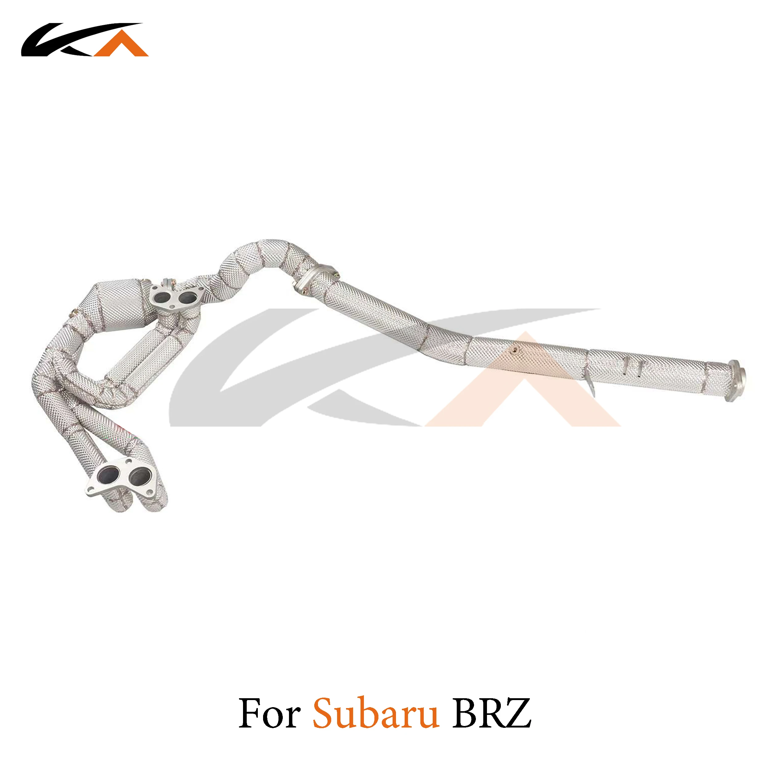 KA Tuning manifold exhaust system stainless steel headers for Subaru BRZ performance part heat shield catalysis downpipe