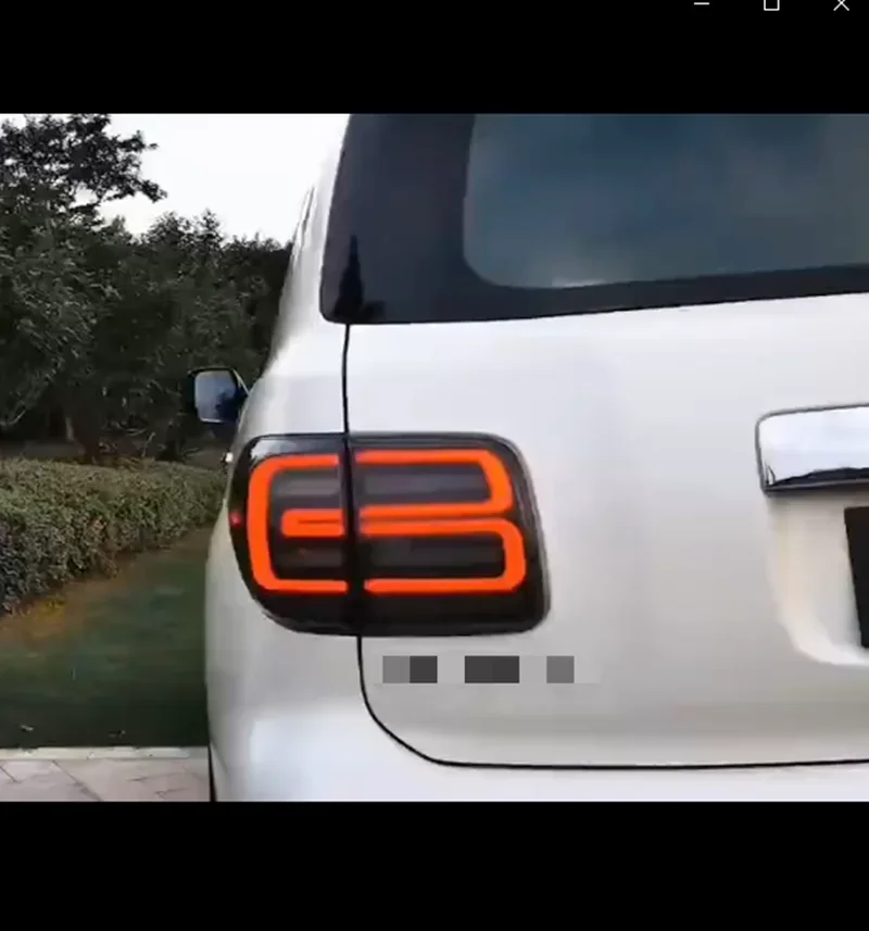 

Car led tail light assembly for Nissan Patrol 2017 brake lamp reversing lights turn signal автомобильные товары