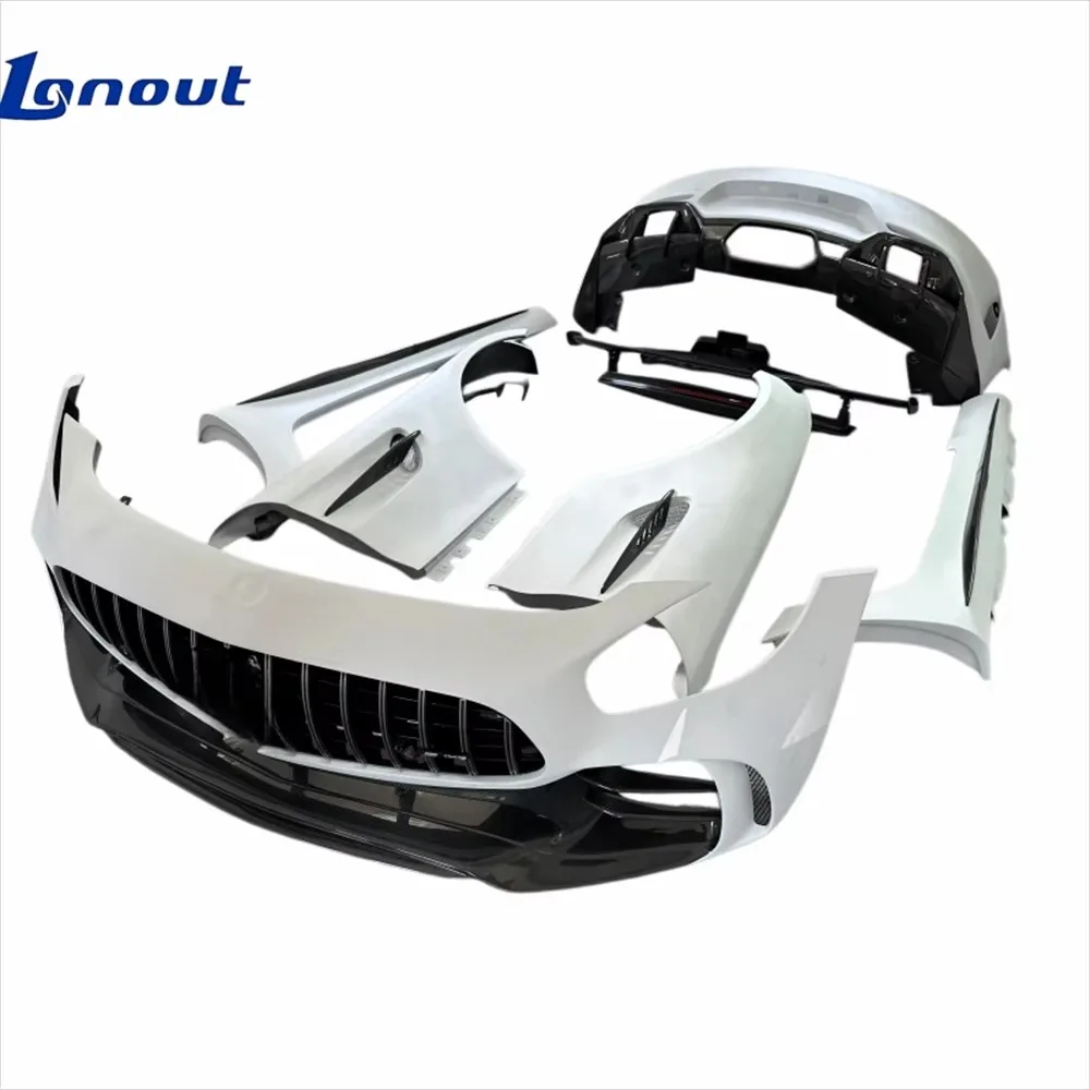 GTR Style Semi Carbon Fiber Large Surround Body Kit forfor  mercedes for amg GT Modification, Lightweight Modification Upgrade K