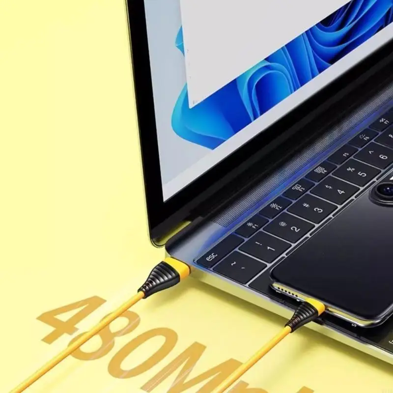 Кабель USB типа C 120W W91A обеспечивает быструю зарядку 480 млн.