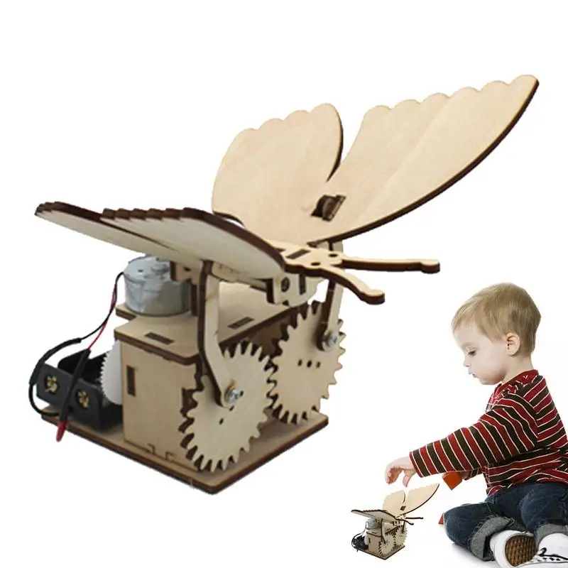 

Science Inventions Kit Technology Experiment Painted Butterfly Toy Kit DIY Science And Technology Inventions For Home Travel