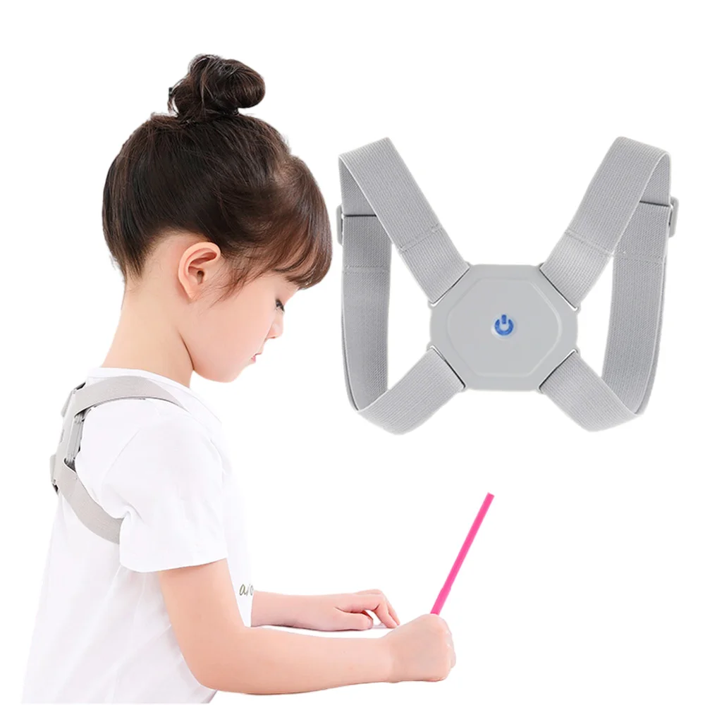 Smart Posture Corrector Inteligente Back Brace Shoulder Support Vibration Sensor Corset for Children Adults Sit Correction Belt