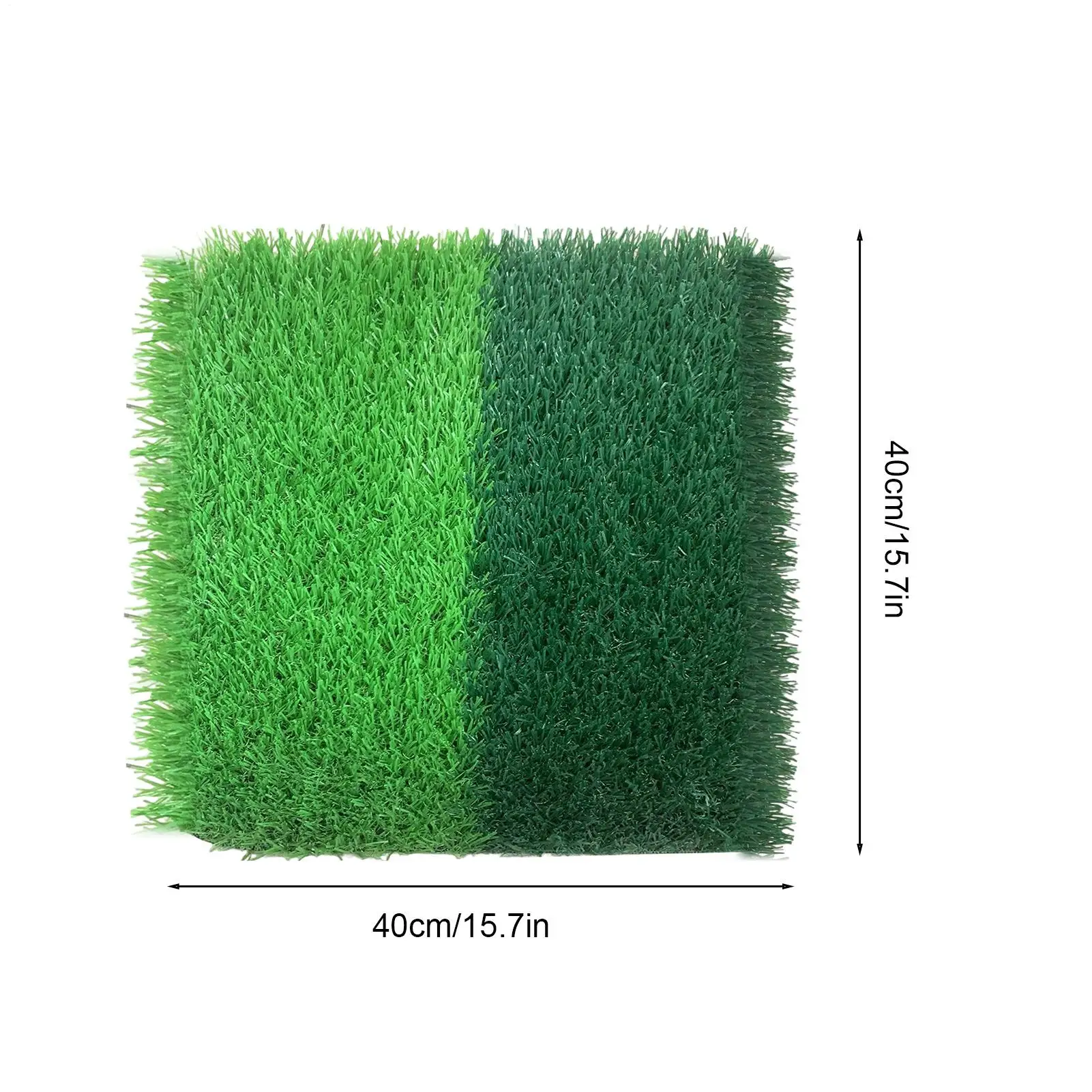 Faux Grass Rug 15.7x15.7in Soft Waterproof Decoration Grass Turf Carpet For Dogs Cats Indoor Outdoor Garden Backyard Patio - view 6