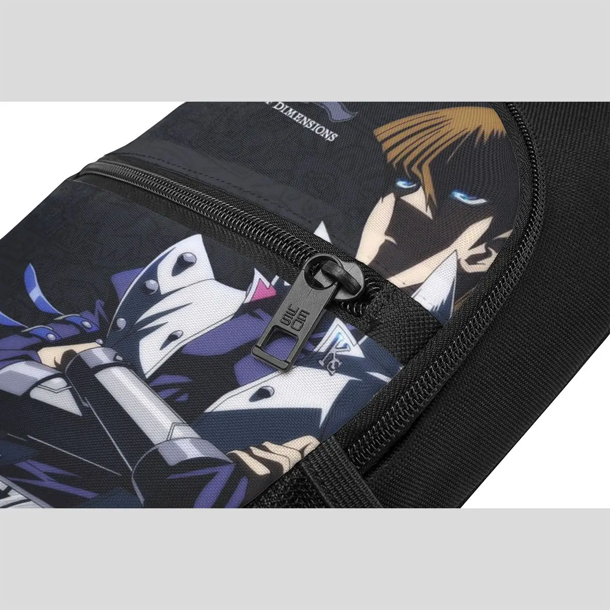 Blue-Eyes White Dragon Japanese Anime Yu-Gi-Oh Chest Bag Men Sling Crossbody Backpack Chest Bag Travel Daypack Shoulder Bag