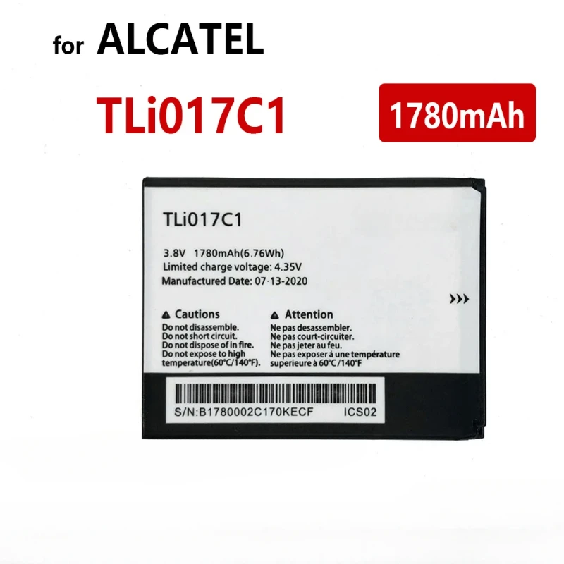 Tli018d1 tli017c1 TLI014A1 tli009aa baterie pro ALCATEL 5038E D5 V696 OT5017 j310 121 OT 4010 4010D 4030/D