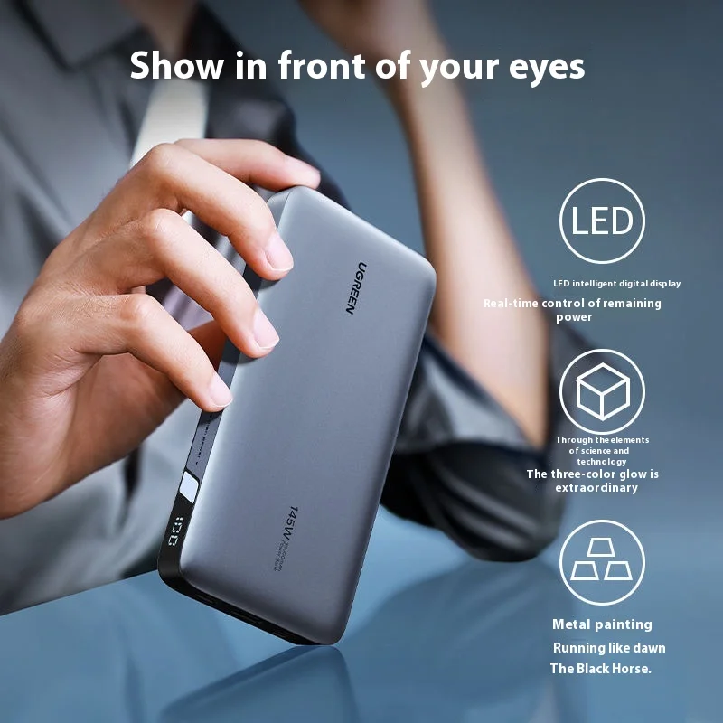 UGREEN 140W 25000/20000mAh Power Bank 100W Large Capacity Fast Charge Mobile Power Bank for Laptop Notebook Customized Charger