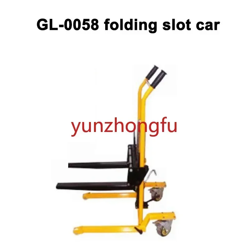 200kg Load-Bearing Forklift Portable Manual Handling Stacker Light And Small Household Lift Truck Folding Flat Tiger Cart