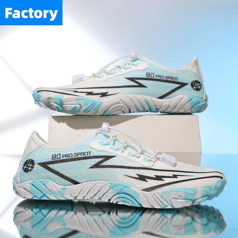 Unisex Quick Dry Water Shoes Men Women Colorful Beach Swimming Surfing Seaside Aqua Shoes Couple Barefoot Upstream Sneakers view 4