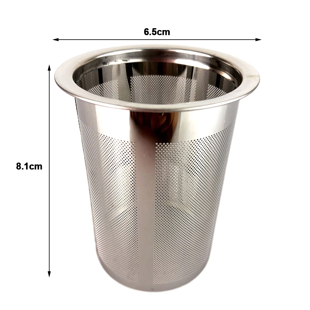 Brew Coffee Strainer Tea Coffee Infuser Filter Stainless Reusable Fine Mesh Easy To Use And Clean Coffee Maker Parts