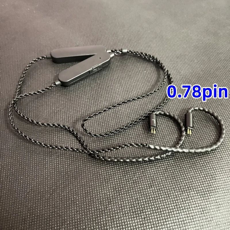 XSL 5.0 Silver Plated Bluetooth Upgrade Cable aptx HD Bluetooth Cable mmcx se535 0.78PIN/QDC KZ Earphone Bluetooth Cable