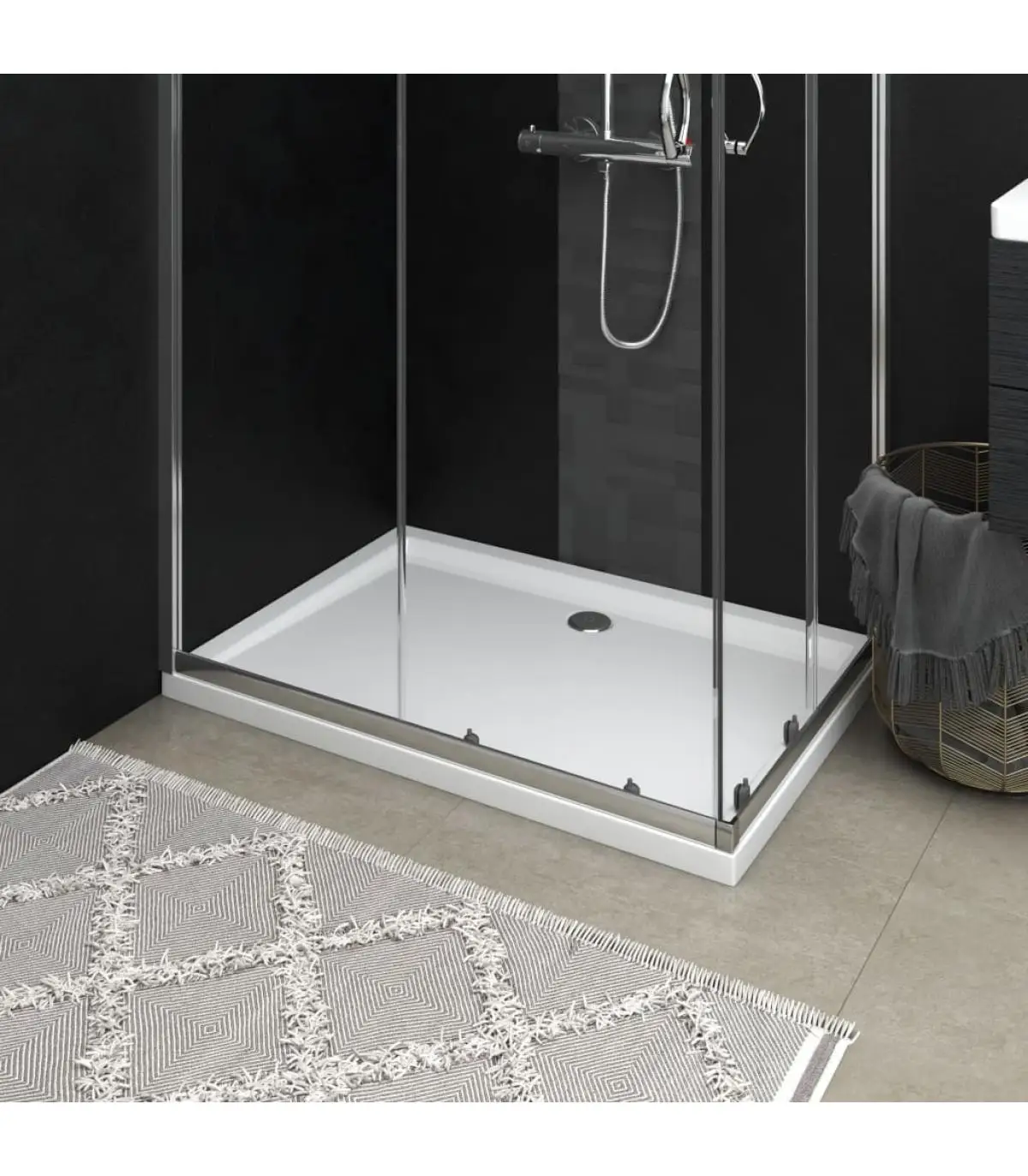 Shower dishes rectangular shower tray ABS 80x110 cm