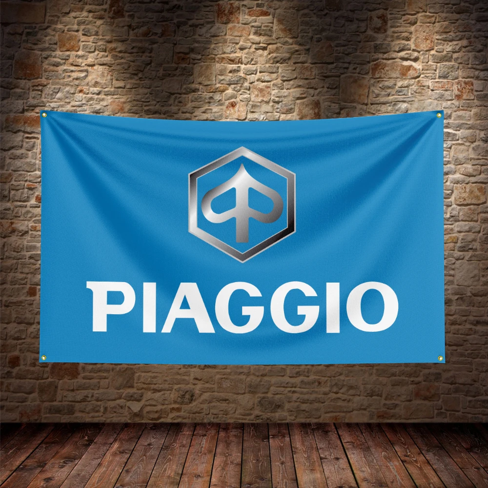 

3X5Ft Piaggios Flag Polyester Printed Car Banner For Decor