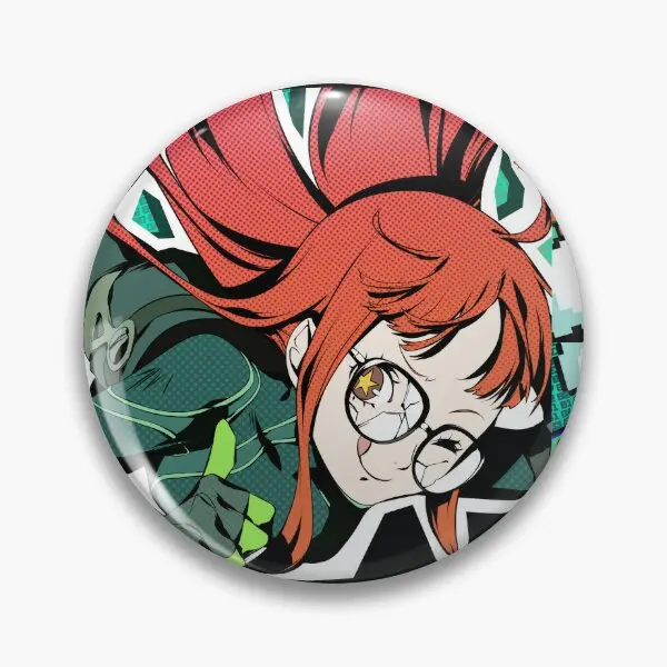 P5 Futaba Sakura Oracle All Out Attack  Soft Button Pin Metal Gift Lapel Pin Clothes Creative Hat Funny Cute Lover Women Badge