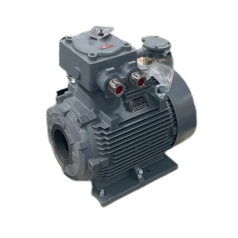 มอเตอร์ไฟฟ้ากระแสสลับแรงดันต่ำ 4P ป้องกันการระเบิด สำหรับการแปรรูปอาหารในภาคสนาม และการใช้งานที่ต้องการป้องกันการระเบิดจากฝุ่น