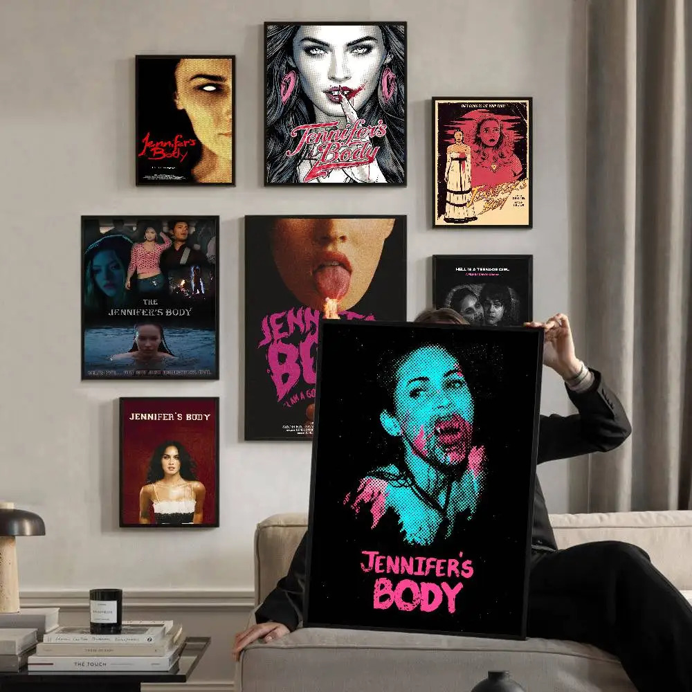 البوب فيلم جنيفر الجسم الكلاسيكية خمر الملصقات الديكور اللوحة جدار الفن ورق الكرافت الأبيض Kawaii غرفة ديكور #2