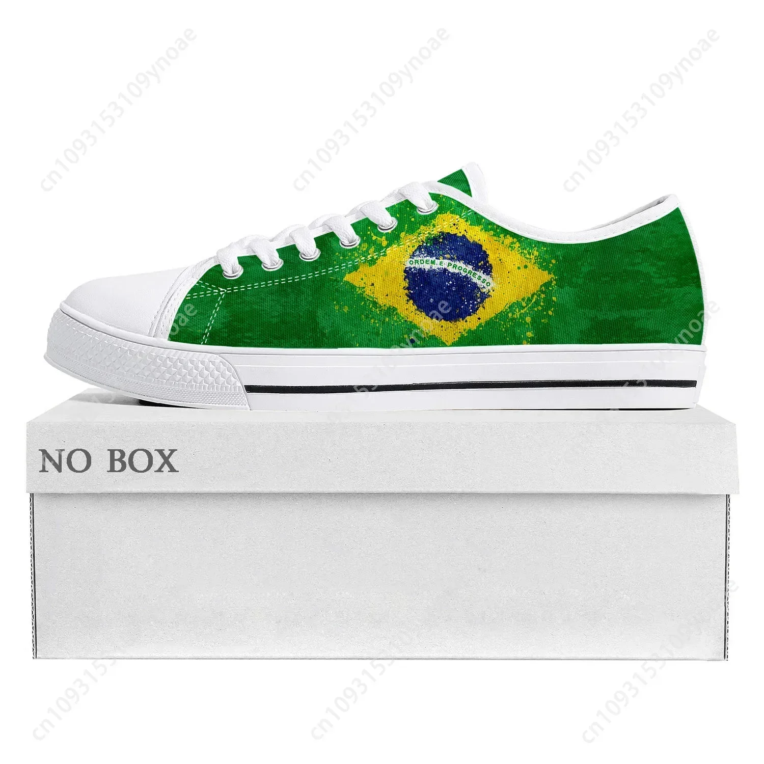 Brazilian Flag Low Top High Quality Sneakers Mens Womens Teenager Canvas Sneaker Brazil Prode Casual Couple Shoes Shoe