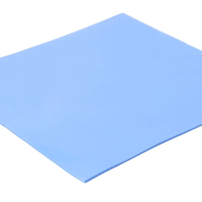 1Sheet 100mmx100mmx1mm Thermal Pad GPU CPU Heatsink Cooling Conductive Silicone Pad for PC Computer Accessories Dropship