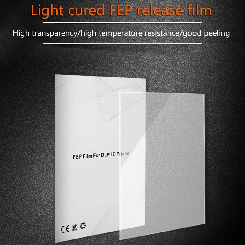 3Dプリンター用FEPリリースフィルム,高透過強度,200x280mm, LCD SLA樹脂,dlp,オリジナル,バッチあたり2個