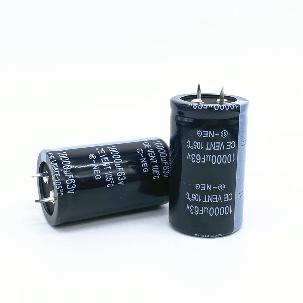 1Pcs 63V 12000UF Long Life High-frequency Electrolytic Capacitor Durable Capacitors 63V12000uF 35X50mm