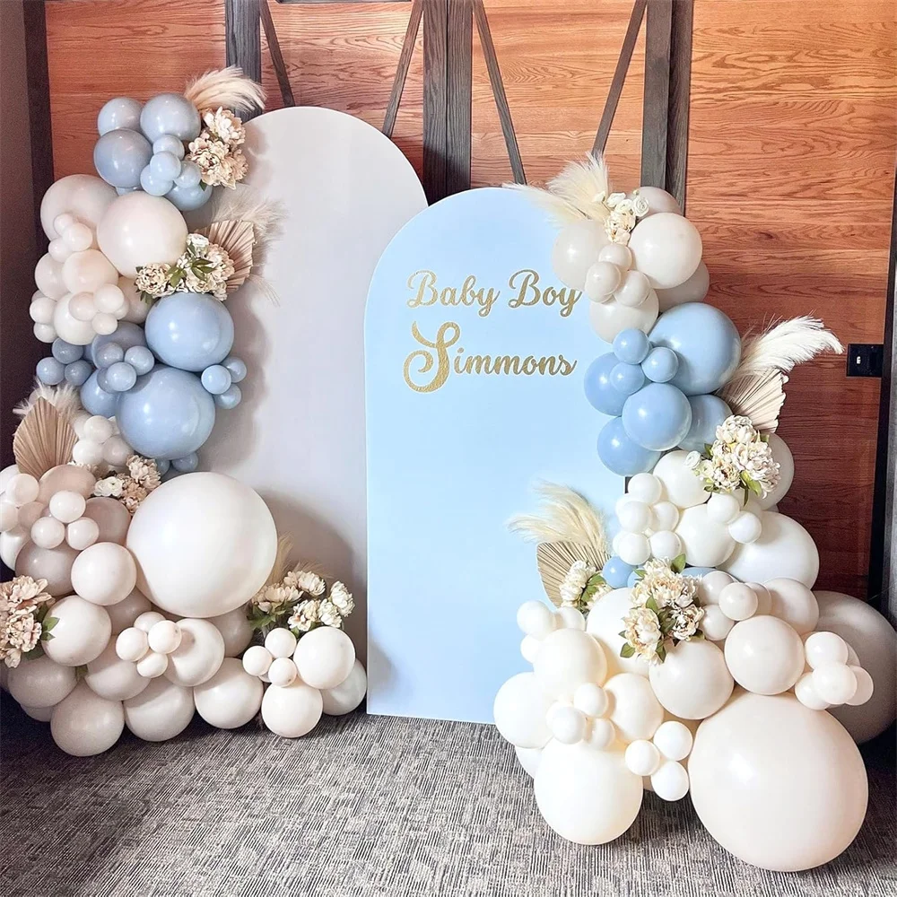 50/100pcs ทรายลูกโป่งสีขาว Retro ทรายลูกโป่งสีขาวสําหรับงานแต่งงานตกแต่ง Baby Shower Birthday PARTY air Globos