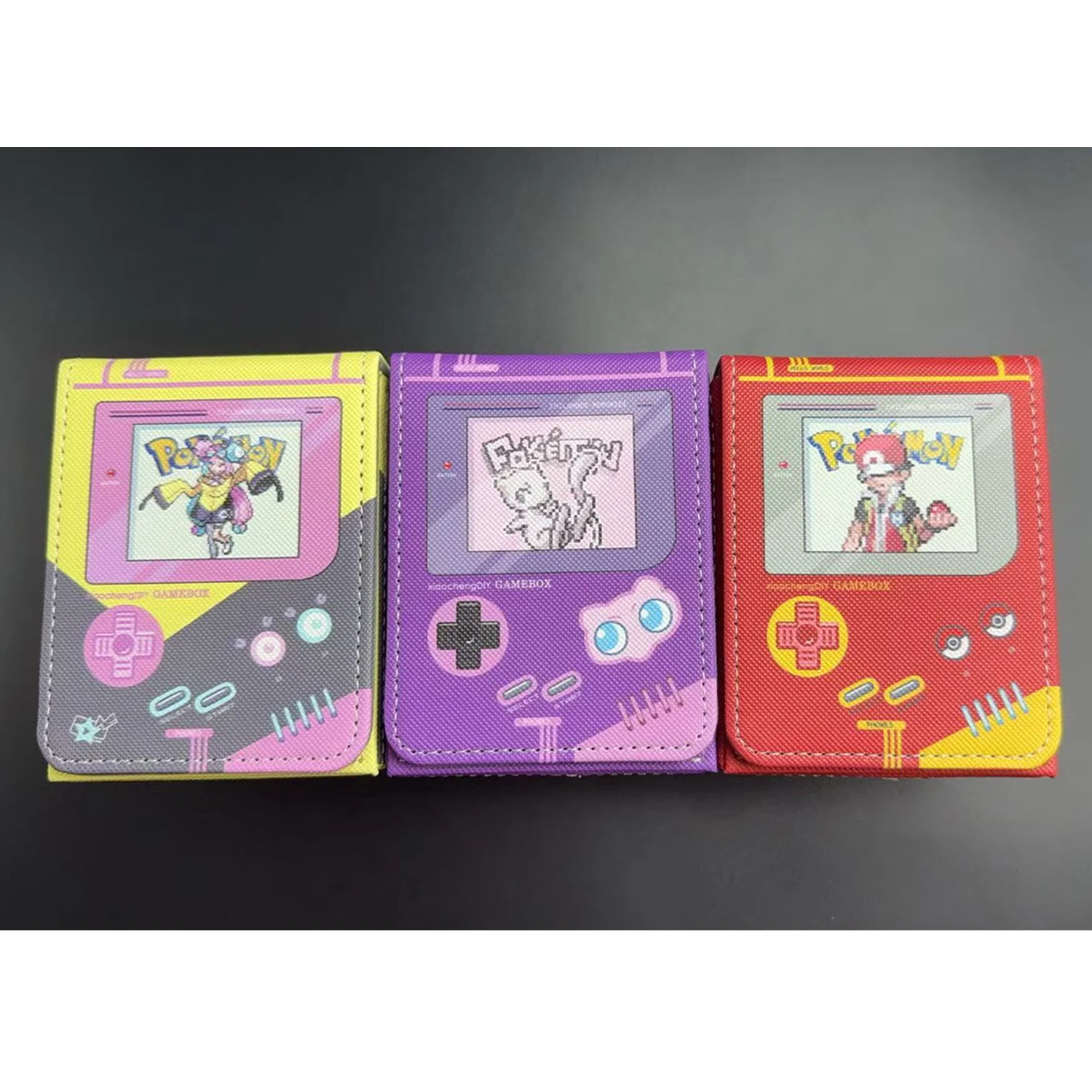 

Diy Ptcg Trainer Ash Ketchum Iono Pixel Series Card Storage Box Ws Opcg Ptcg Mew Leather Magnetic Card Storage Box Anime Gift