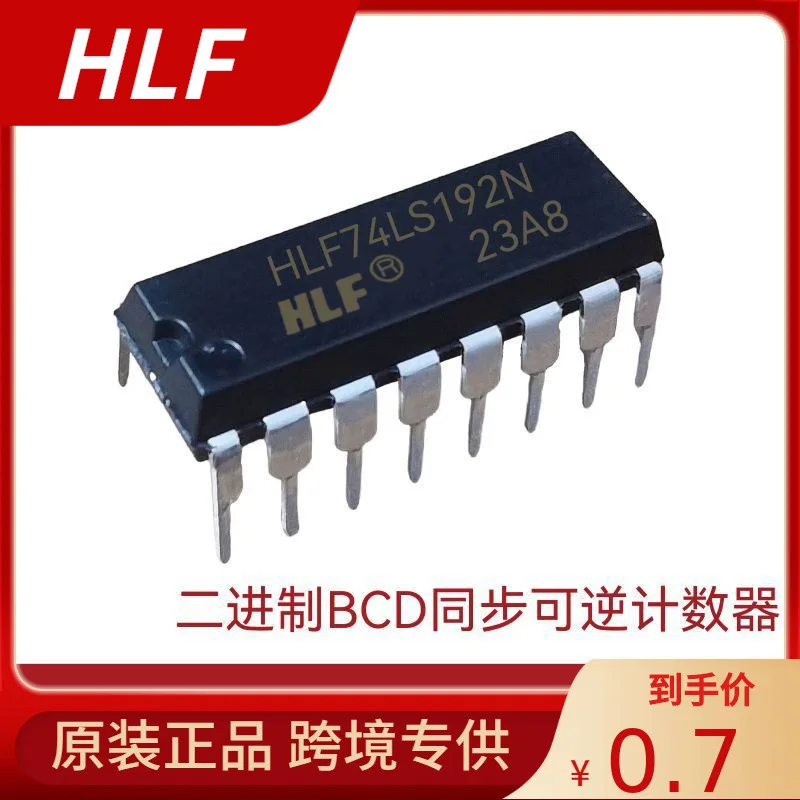 Original Genuine HLF74LS192N 74LS192N DIP-16 BCD Synchronous Up Down Counter IC Through Hole TTL Logic Chip Brand New In Stock