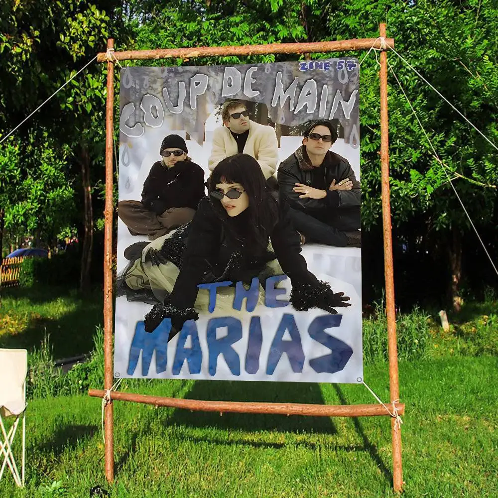 Album Art S-Submarine The Marias High End Quality Banner Printing Artistic Atmosphere Style Camping Flag