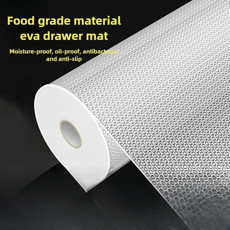 45cm x 5m EVA Drawer Liner Customizable Waterproof for Cabinet Wardrobe Non-Slip Oil-Proof Kitchen Renovator
