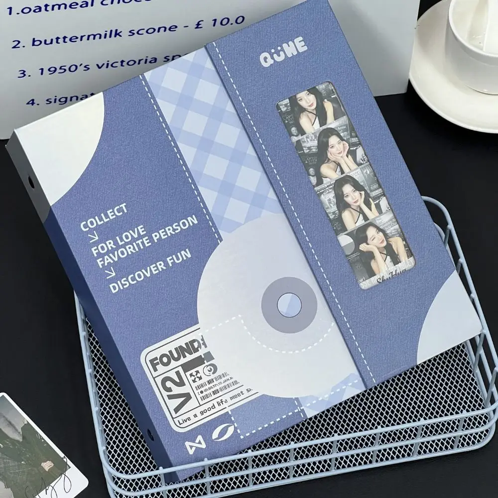 Album Shell A5 Photocard Binder Collect Book Book Jacket Record A5 Idol Photo Card Holder 6-hole Laser Photocard Holder Binder