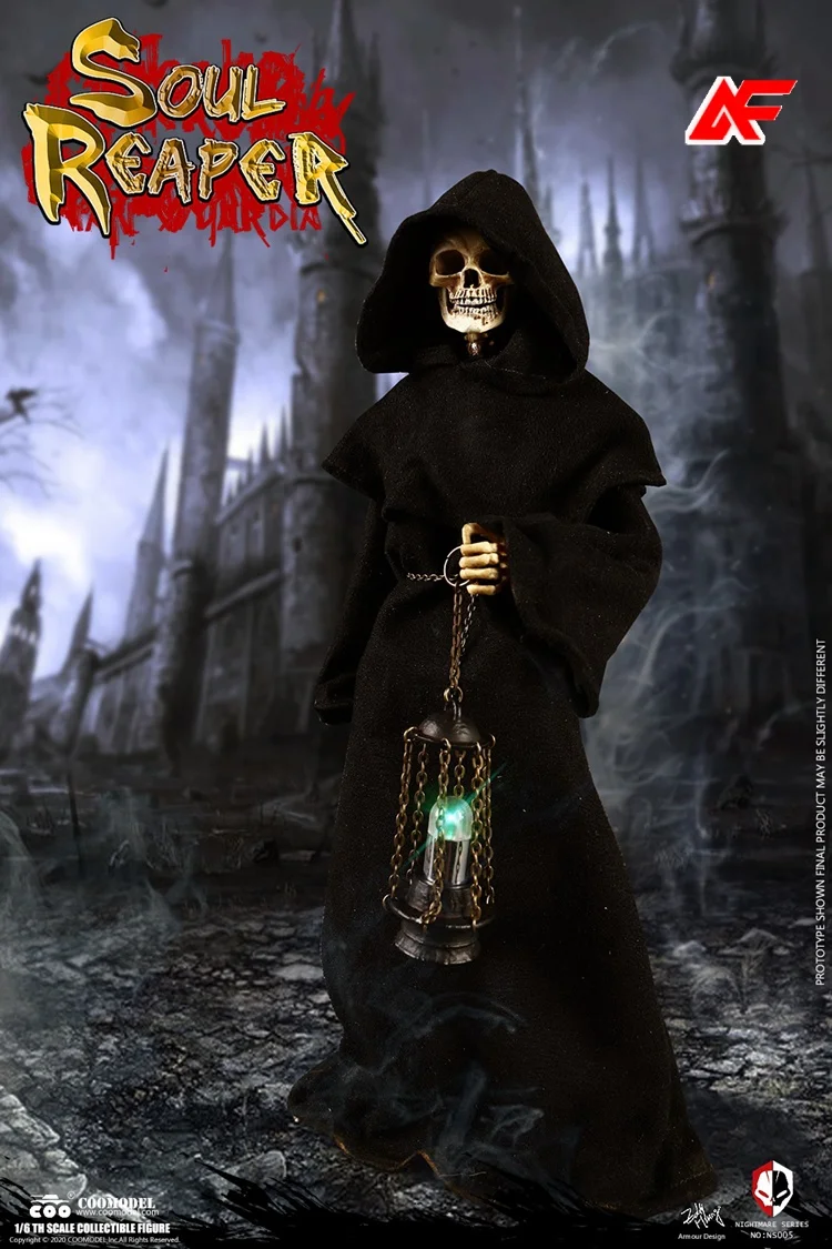 

COOMODEL NS005 масштаб 1/6, литой под давлением сплав, серия «Кошмар», Soul Reaper, полный набор, подвижная кукла, 12 дюймов, экшн-фигурка, модель игрушки
