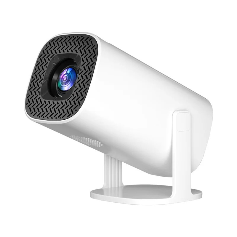 【FUXQ】Smart Portable Mini Projector With Wifi And Bluetooth, 4K Full HD Small Movie Projector Featuring 180° Rotation