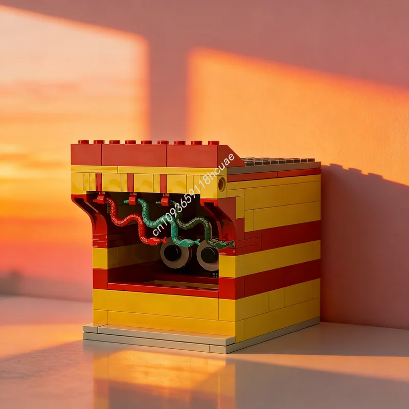 141 個 MOC ターゲット投げ遊園地ゲームクリエイターモデルビルディングクリスマスギフトブロック建築おもちゃクリエイティブアイデア