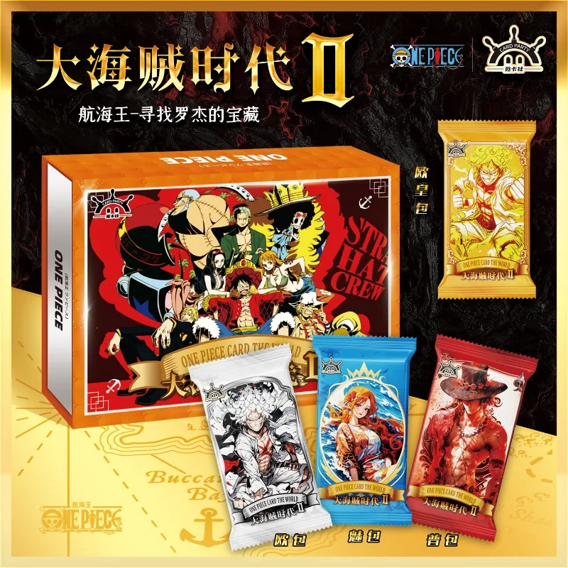 Original Japanese Anime One Piece Card Collection Searching For Roger's Treasure Series Rare Cards Box Child Christmas Gift Toy