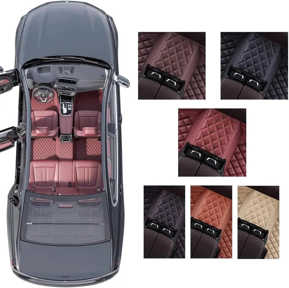 Custom Car Floor Mats For MG ZS EZS MG HS 2017-2023 EHS MARVEL Leather Full Coverage Floor Mats Luxury Floor Liners